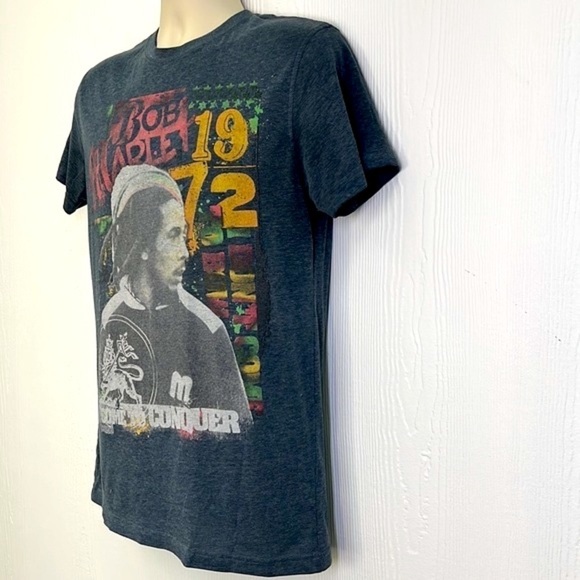 Bob Marley - 1972 Bob Marley I Come To Conquer Graphic T Shirt Size Medium - Picture 5 of 11
